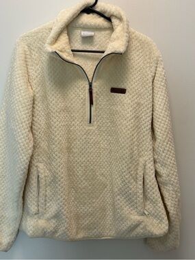 Columbia Ivory Sherpa Fleece Pullover